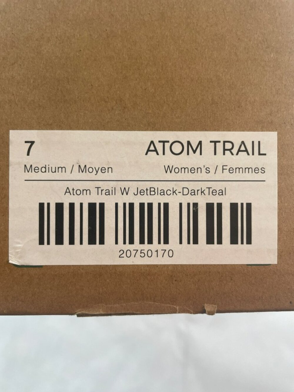 Kuru Atom Trail Running Shoes Jet Black & Dark Teal Women's Size 7 Medium NIB - Picture 6 of 11
